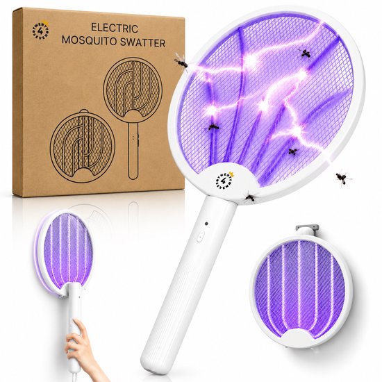 Twenty4seven® 2 in 1 Vliegenmepper Elektrisch - Muggenlamp & Muggenvanger - Insectenlamp & Vliegenvanger - Muggenstekker & Vliegenlamp voor Binnen & Buiten