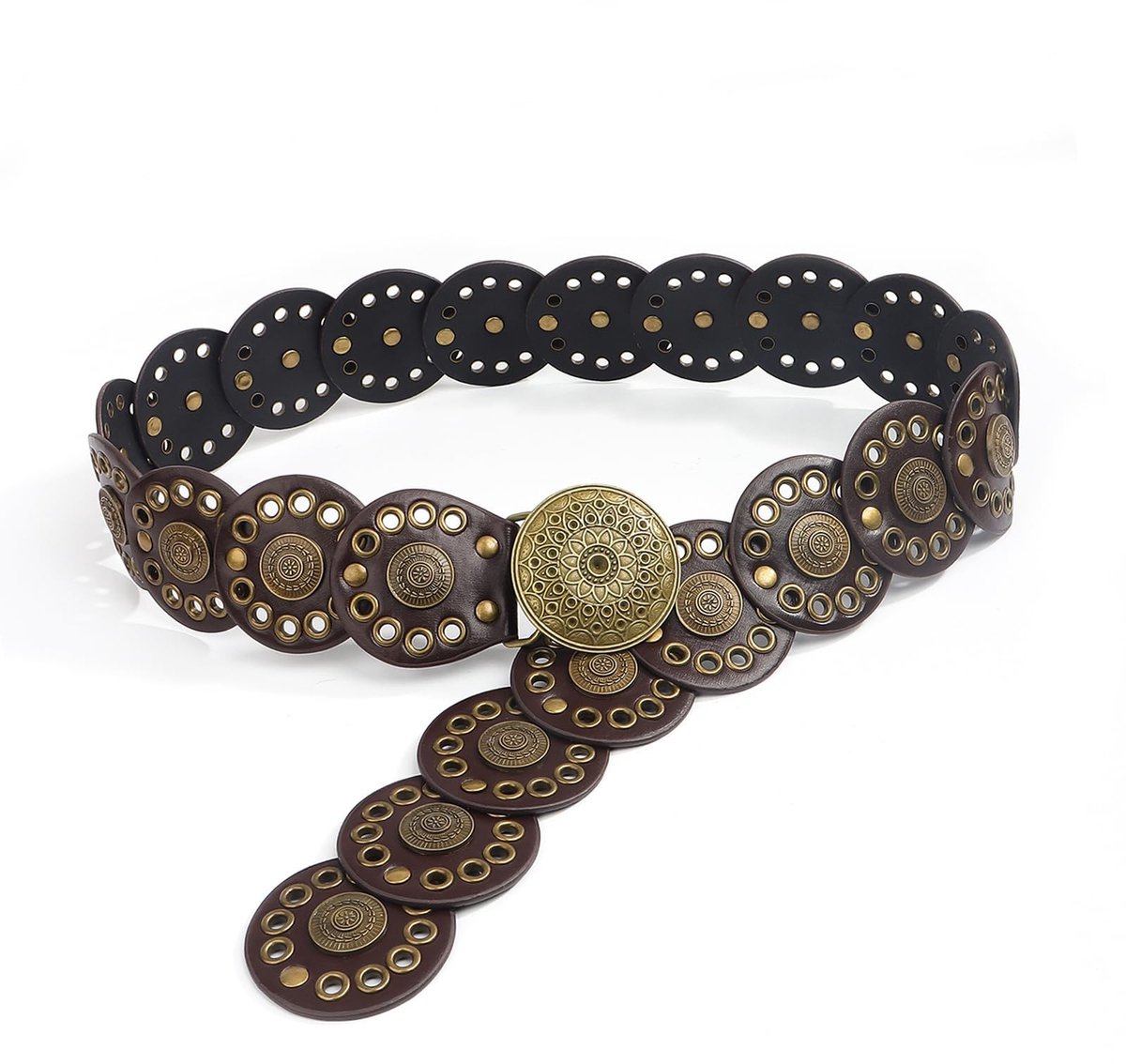 Dailygoods - Disc Riem - Vintage Taille Riem in Boheemse Stijl voor Dames