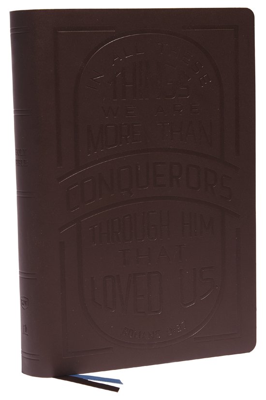 KJV Holy Bible: Large Print with 53,000 Cross References, Br ... - cover