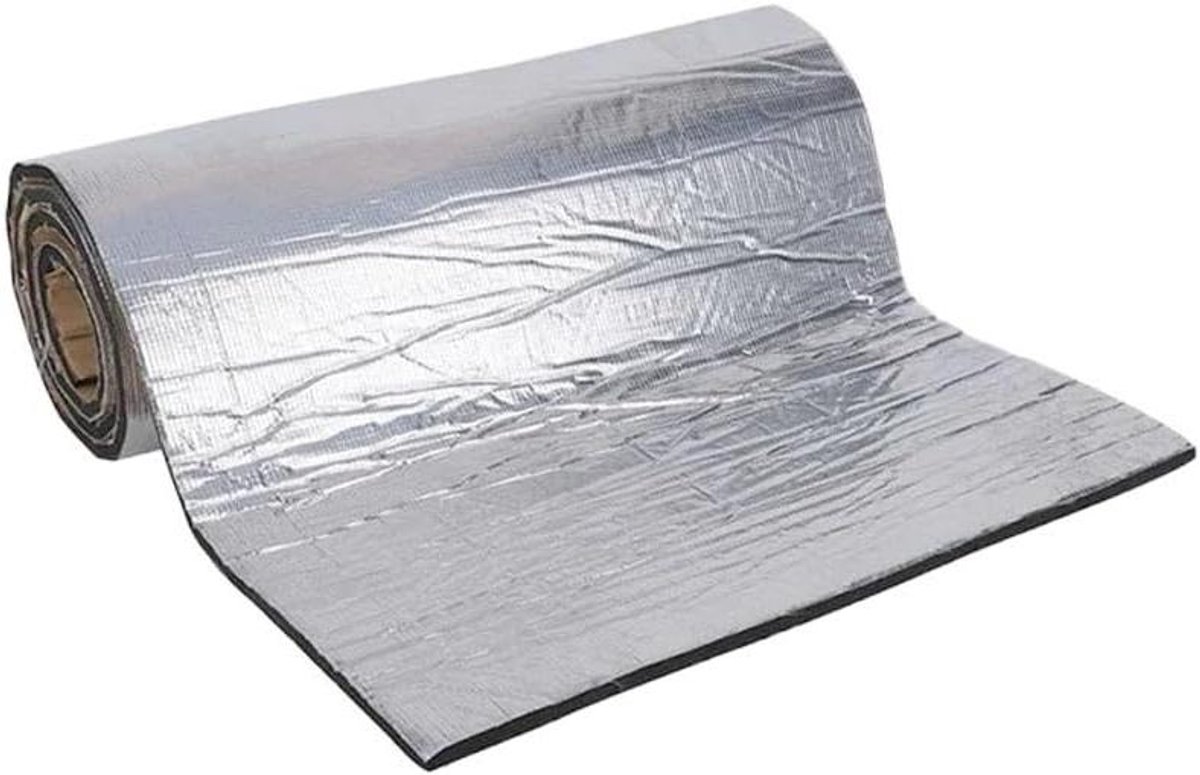 Geluidsisolatie Mat - Dempende Rol - Auto Geluiddemping - Waterdicht Vuurvast - 500x2000mm - Metaal