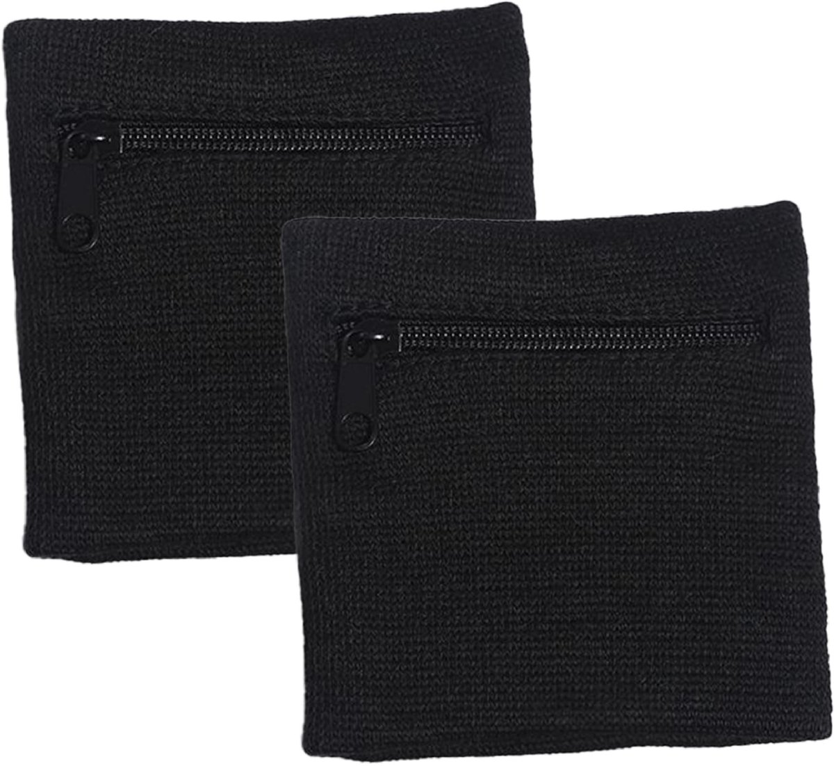 Dailygoods- Polstas - 2 Stuks - Ritssluiting - Sport/Gymzaal - Hardlopen - Sleutels - Lichtgewicht - Zweetband