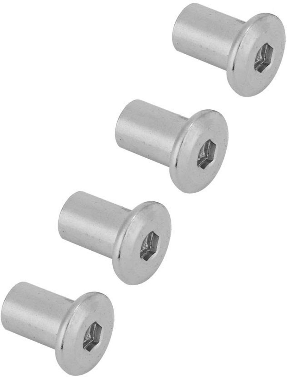 Dailygoods- Platte Moeren Set - Roestvrij Staal - M6/M8 - Meubelbevestiging - Zeskantmoeren - 50 Stuks - Hoogwaardige Kwaliteit - Meubelmoeren