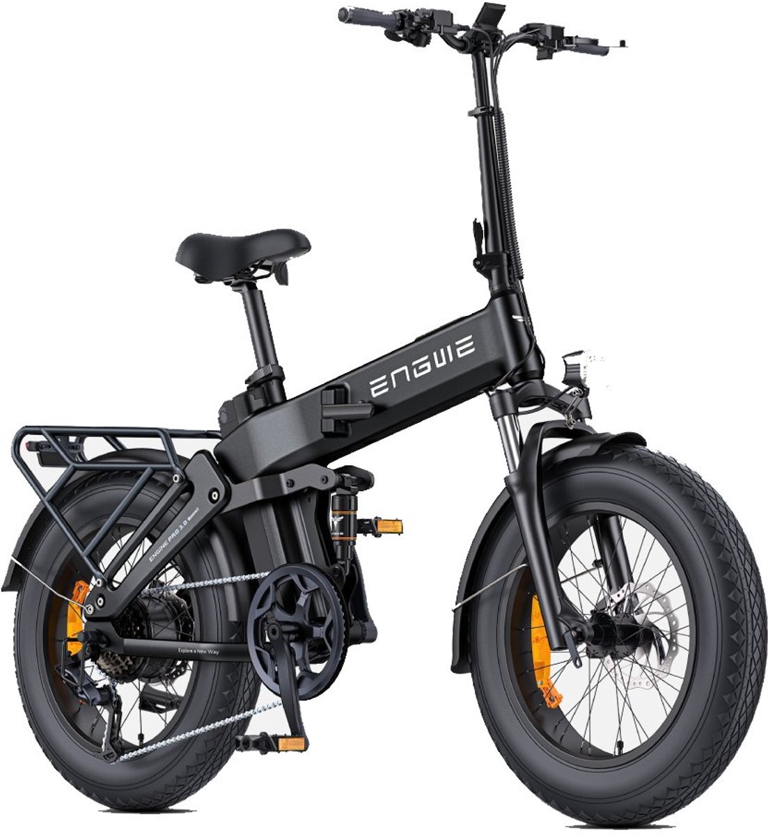ENGWE ENGINE PRO 3.0 BOOST E-Bike -20 inch - 80km actieradius - 250W motor - zwart
