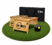 OneTouch Voetbalspel - Wicked Wood Games - Inclusief 2 boards / Premium Voetbal / Draagtas