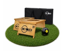 OneTouch Voetbalspel - Wicked Wood Games - Inclusief 2 boards / Premium Voetbal / Draagtas