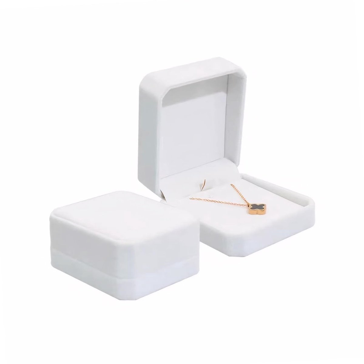 Dailygoods- Juwelendoos fluwelen voering - Sieradendoos voor volwassenen - Geschenkdoos - Hangerdoos - Kettingorganisator - Bescherming voor sieraden