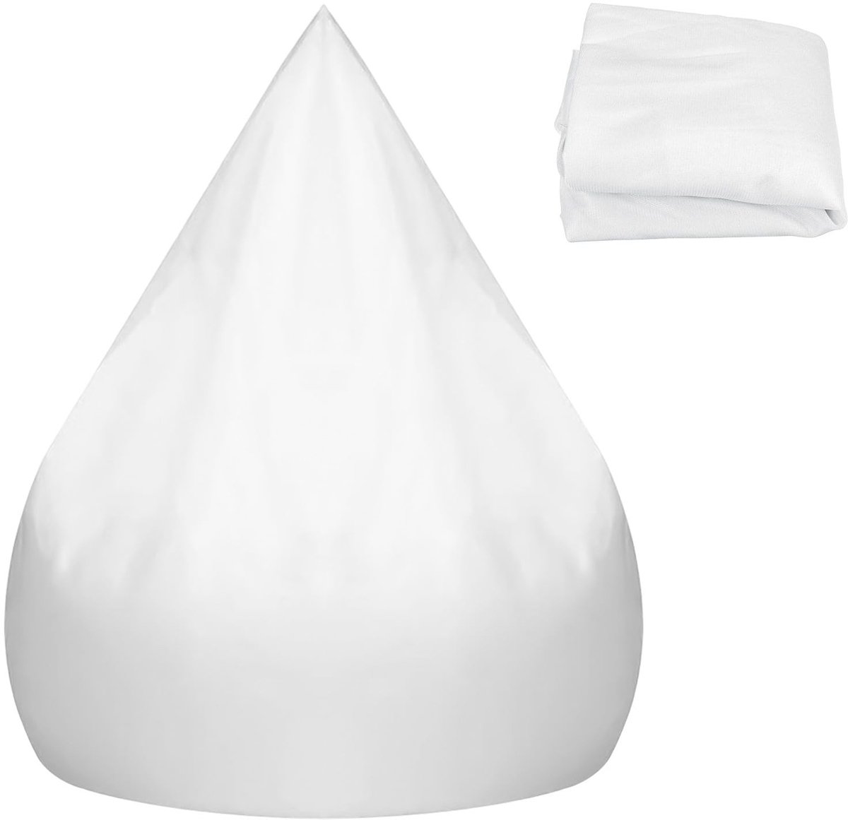 Dailygoods - Binnenhoes voor Zitzak, Reservehoes zonder Vulling, Wit