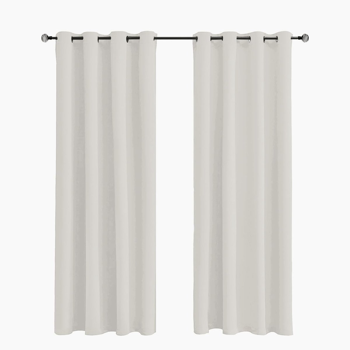 Dailygoods- Verduisteringsgordijn ondoorzichtig - Gordijnen met ringen - Set van 2 stuks - 150 x 150 cm - Blokkeert zonlicht - Zorgt voor privacy