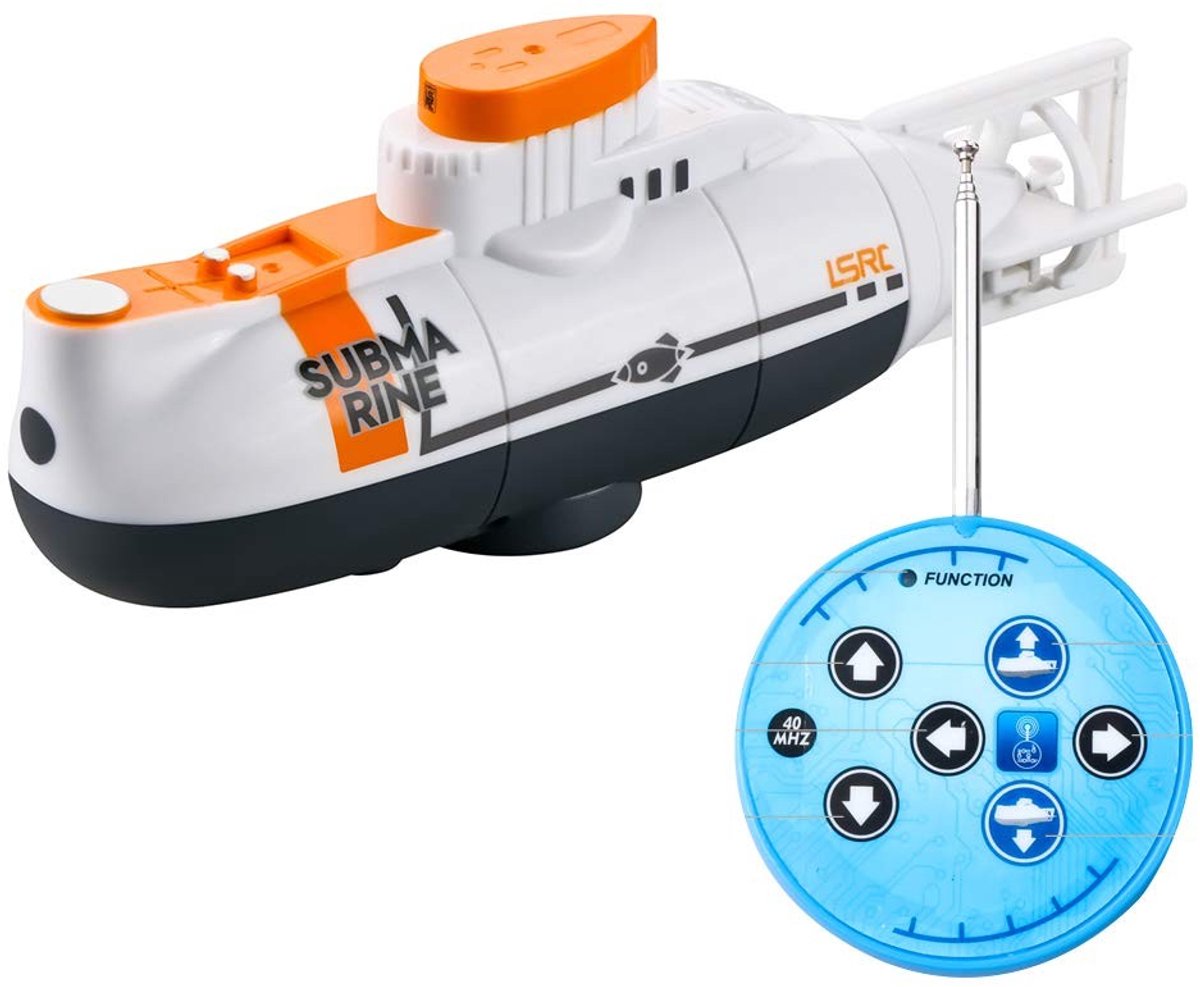 Dailygoods- U-boot op afstand bestuurd - 6-kanaals afstandsbediening - onderwater schip - educatief speelgoed - navigatielampjes - multifunctioneel - Onderzeeër