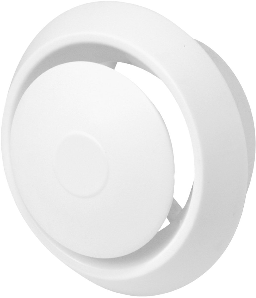 Afzuigventiel Ø125 mm - Toe- en afvoer - Kunststof - Wit