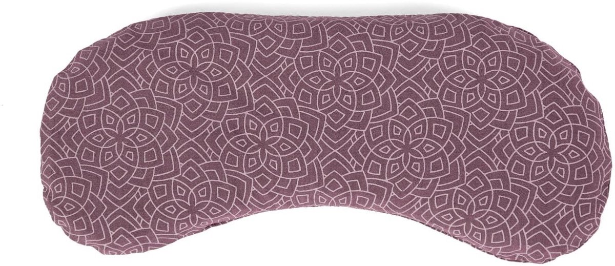 Solidchoice- Oogmasker Veganistisch - Katoen - Lavendel - Ontspanning - Afneembaar - Wasbaar op 30 °C - Ontspanningskussen
