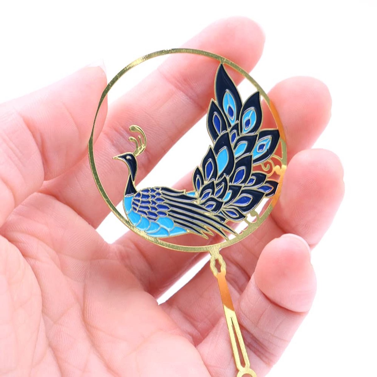Solidchoice- Bladwijzer 3-delig - Metalen Dieren - Vintage - Boekpaginamarkering - Geschenkdoos - Gouden Kettinghangers - Boekenlegger