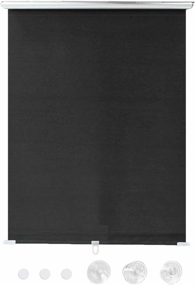 Draagbaar Rolgordijn - Privacy Gordijn - Licht Blokkeren - Geen Boren Nodig - 40x200cm - Z