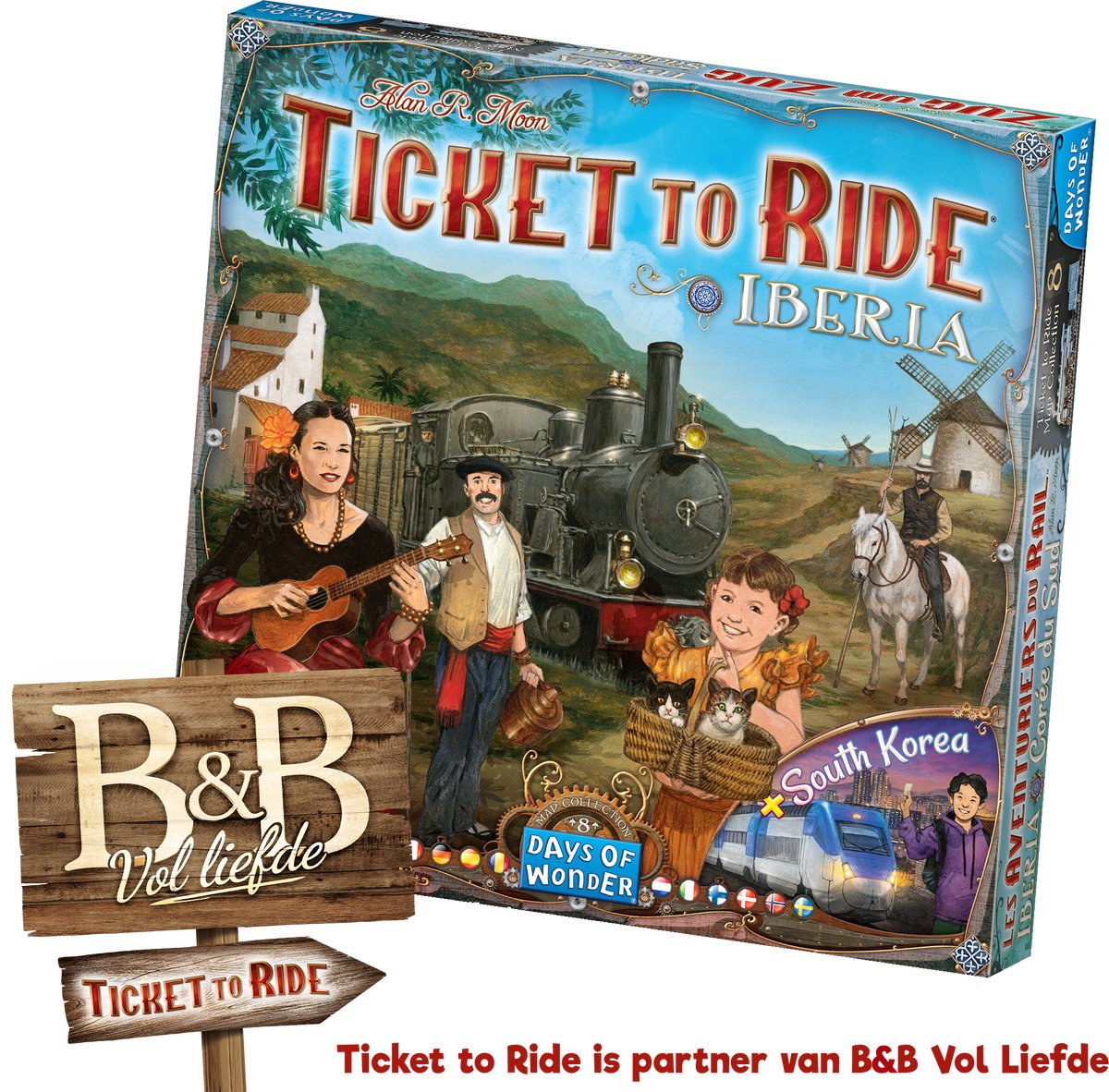 Ticket to Ride - Iberia/South Korea Expansion