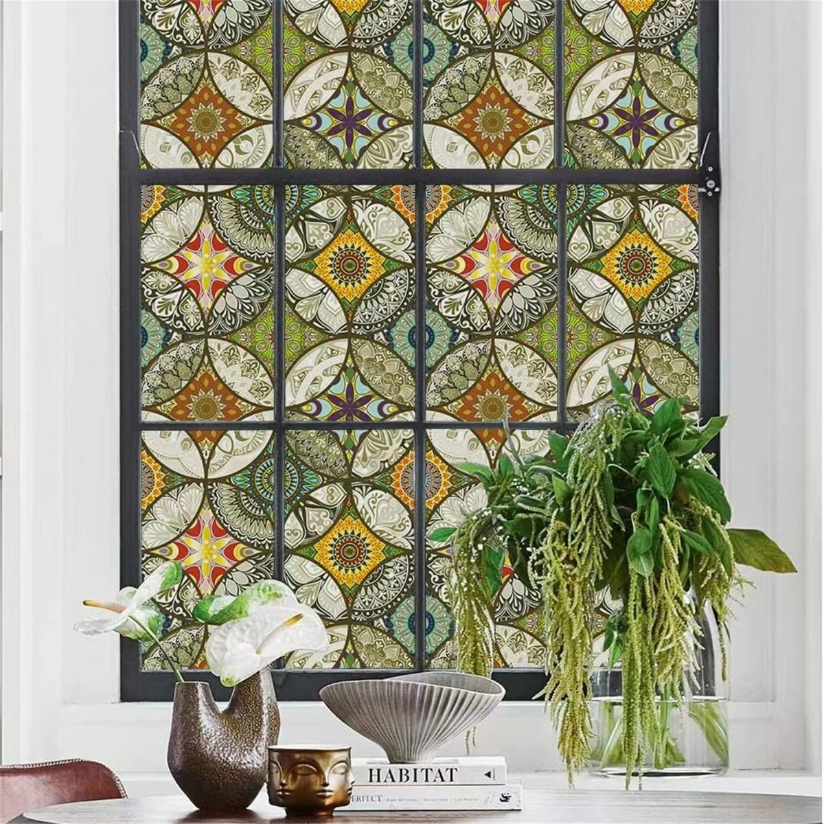 Raamfolie - Decoratieve folie - Statisch - Inkijk werend - Decoratieve Raamfolie - Raamfol
