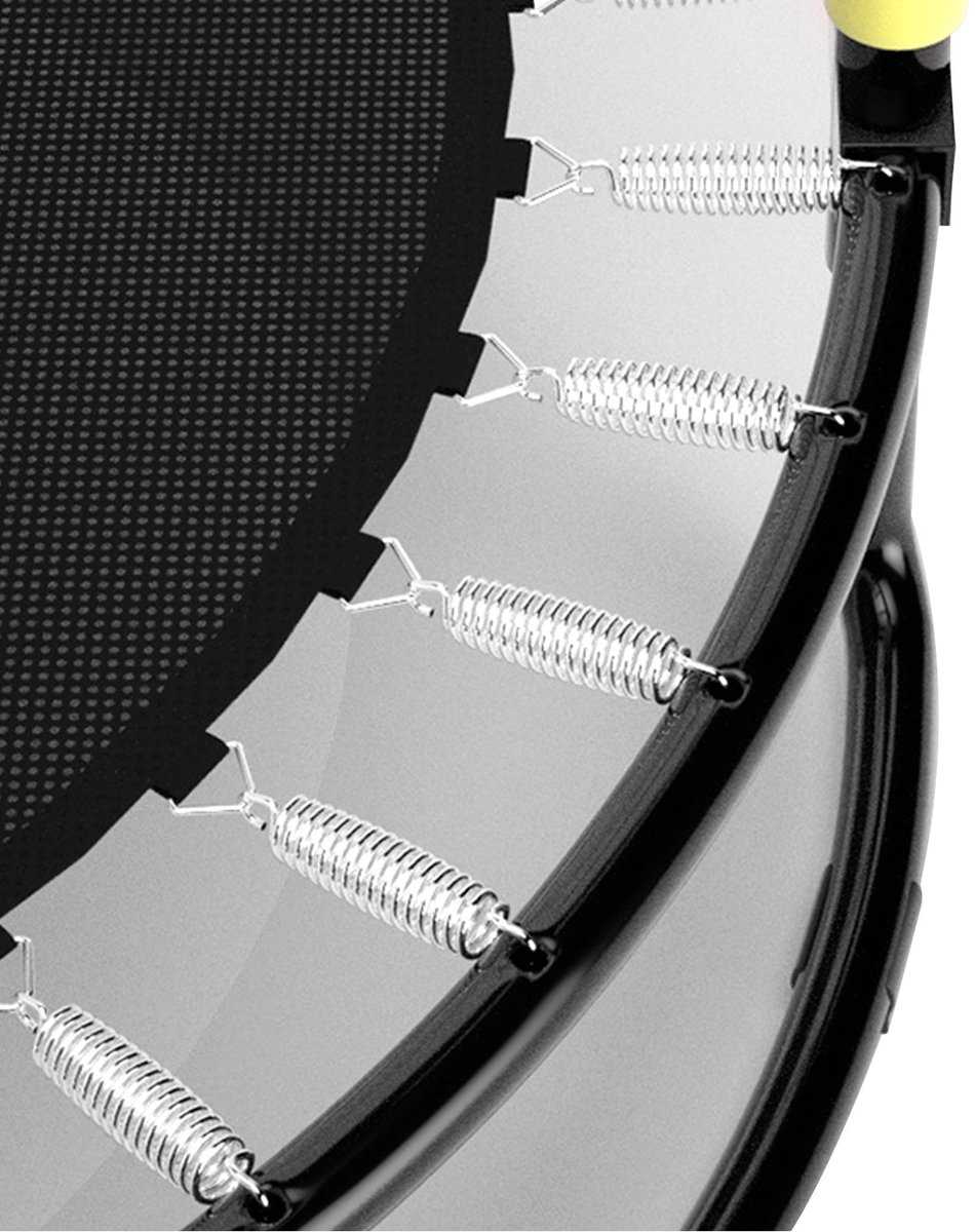Kinder Trampoline Ø140 cm-Stalen frame-Verhoogd veiligheidsnet-Trampoline voor Binnen en Buiten-Multicolor – foto 8