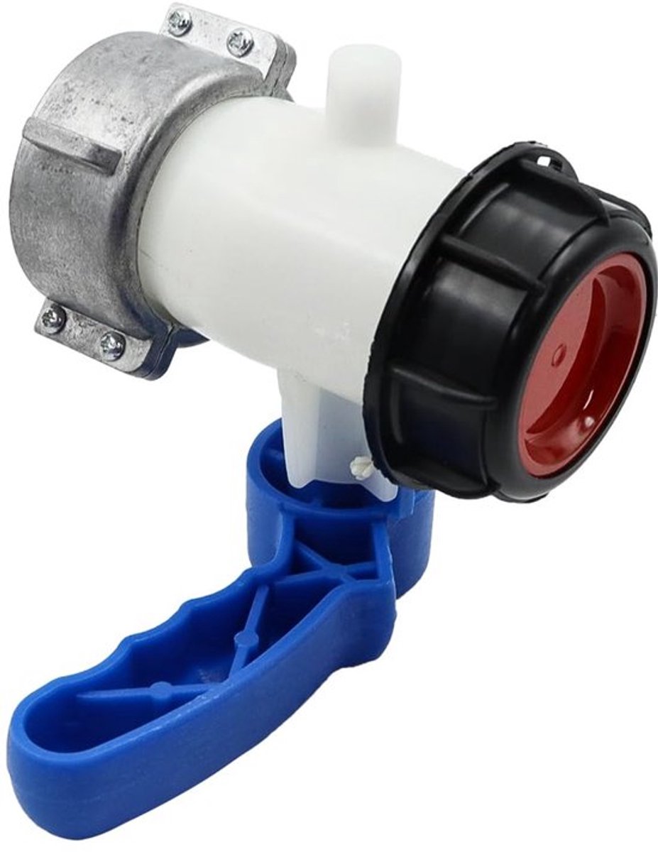 IBC-tankadapter Uitlaatregelklep IBC-afsluitklep IBC-tankaccessoires voor 62 mm afvoerklep Regenton