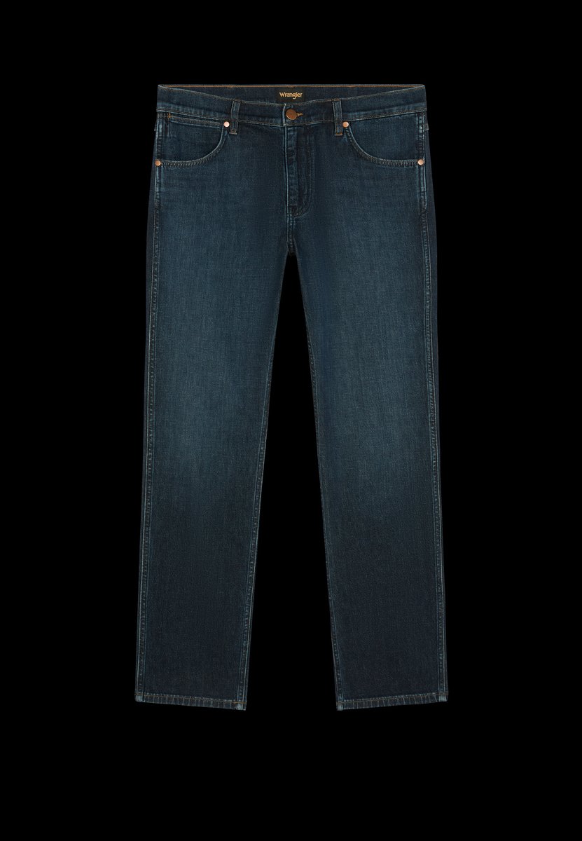 Wrangler Greensboro Heren Regular Straight-fit Jeans Moonlit Blauw