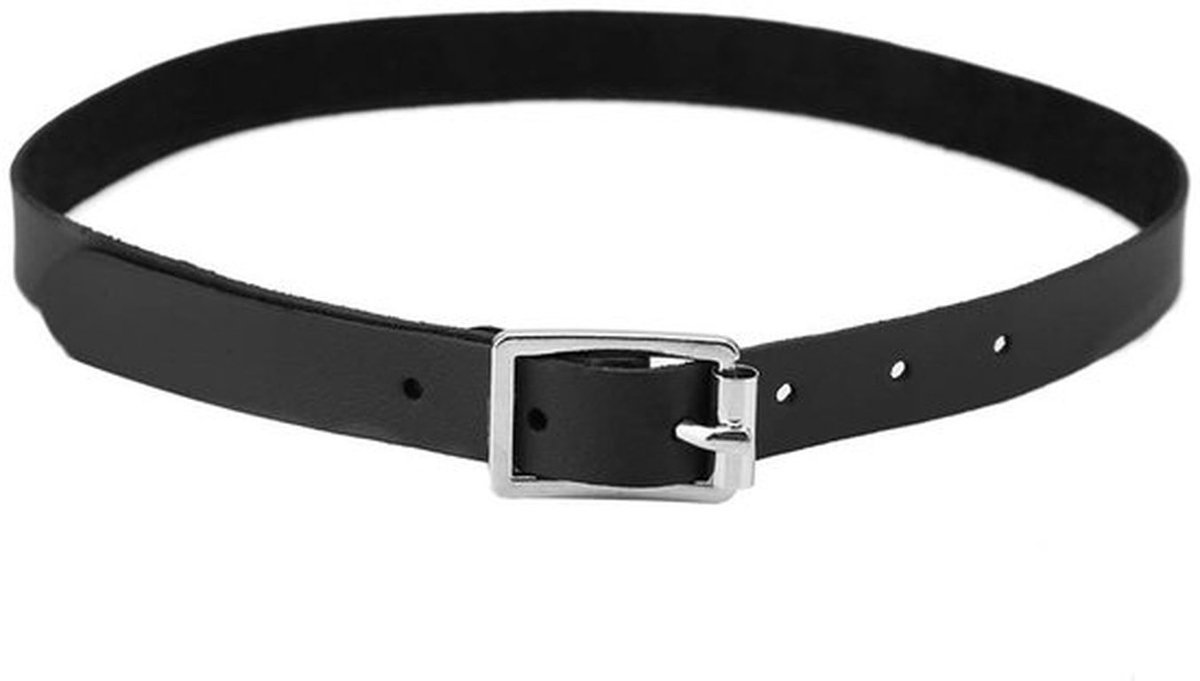 Paardenriem Accessoires Zwarte Leren Track Riem voor Buitensporten