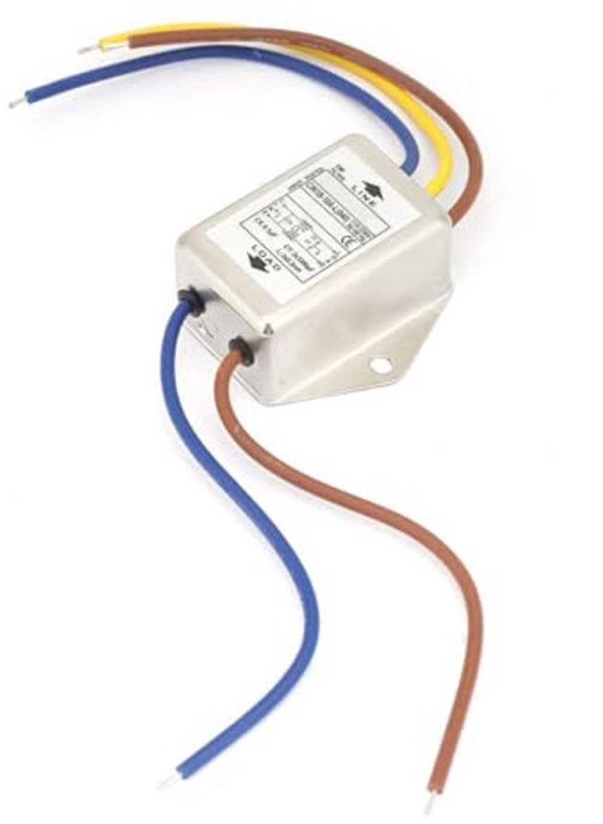 EMI stroomfilter 125/250V Elektromagnetische interferentie filter CW1B-10A-L(040) Enkel-fase filter voor het onderdrukken van impulsinterferentie