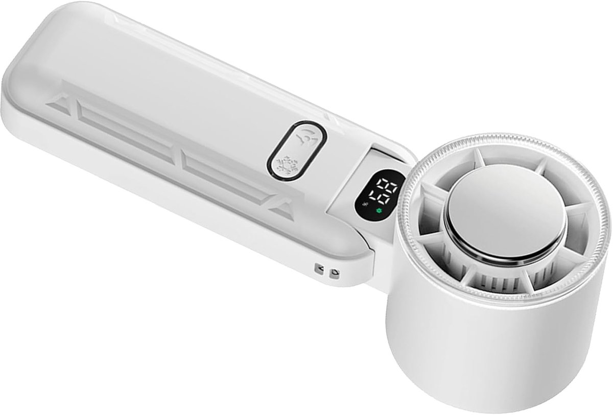 Opvouwbare hogesnelheids-koelventilator met instelbare snelheid – voor man en vrouw – draagbare ventilator voor reizen, kamperen, buiten.L