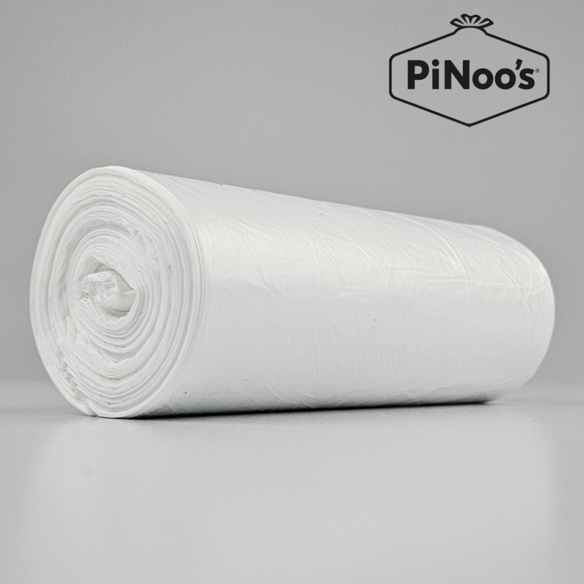 Witte Vuilniszakken 60 Liter | 2 rollen à 50 zakken - HDPE-plastic | 9 My | 63x81 cm - Witte vuilzakken 60L, HDPE vuilniszakken, Plastic vuilniszakken 60L (06308102109)