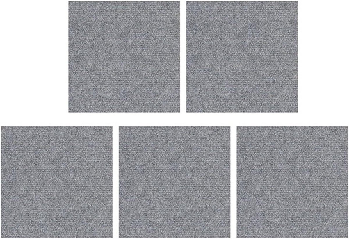 Tapijttegels - Vloerbedekking - Woonkamer Decoratie - Zelfklevend Systeem - 5 stuks 30x30c