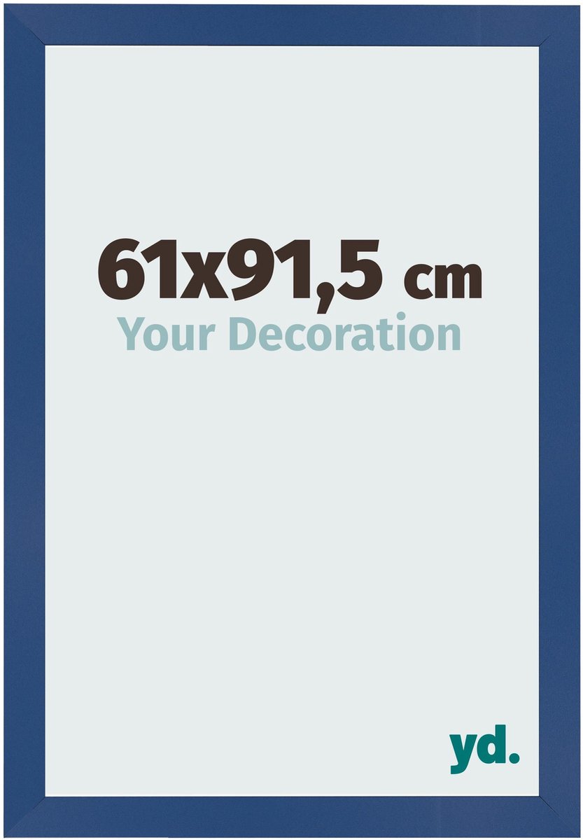 Your Decoration - Fotolijst 61x91,5 cm - MDF - Donkerblauw - Bologna