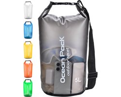 SnelShoppen - Waterproof Bag Sup Dry Bag 2L 5L 10L 20L met Verstelbare Band & Roll-top Sluiting voor Zwemmen, Kamperen, Vissen - 100% Waterdicht - Zwa