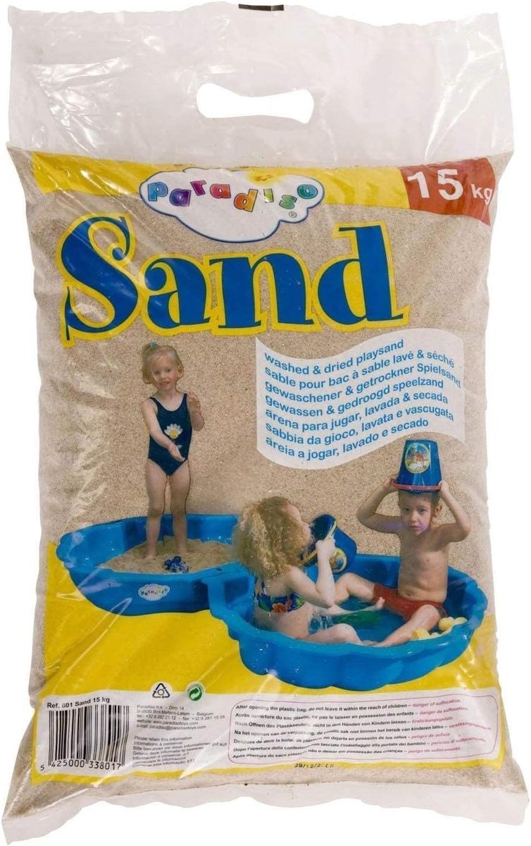 SnelShoppen - Outdoor Game Sandbag 15 kg - Perfect voor Feest, Camping, Tuin, Sport, Kinderen, Kleur: Zwart, Afmetingen: 53 x 35 x 12.5 cm