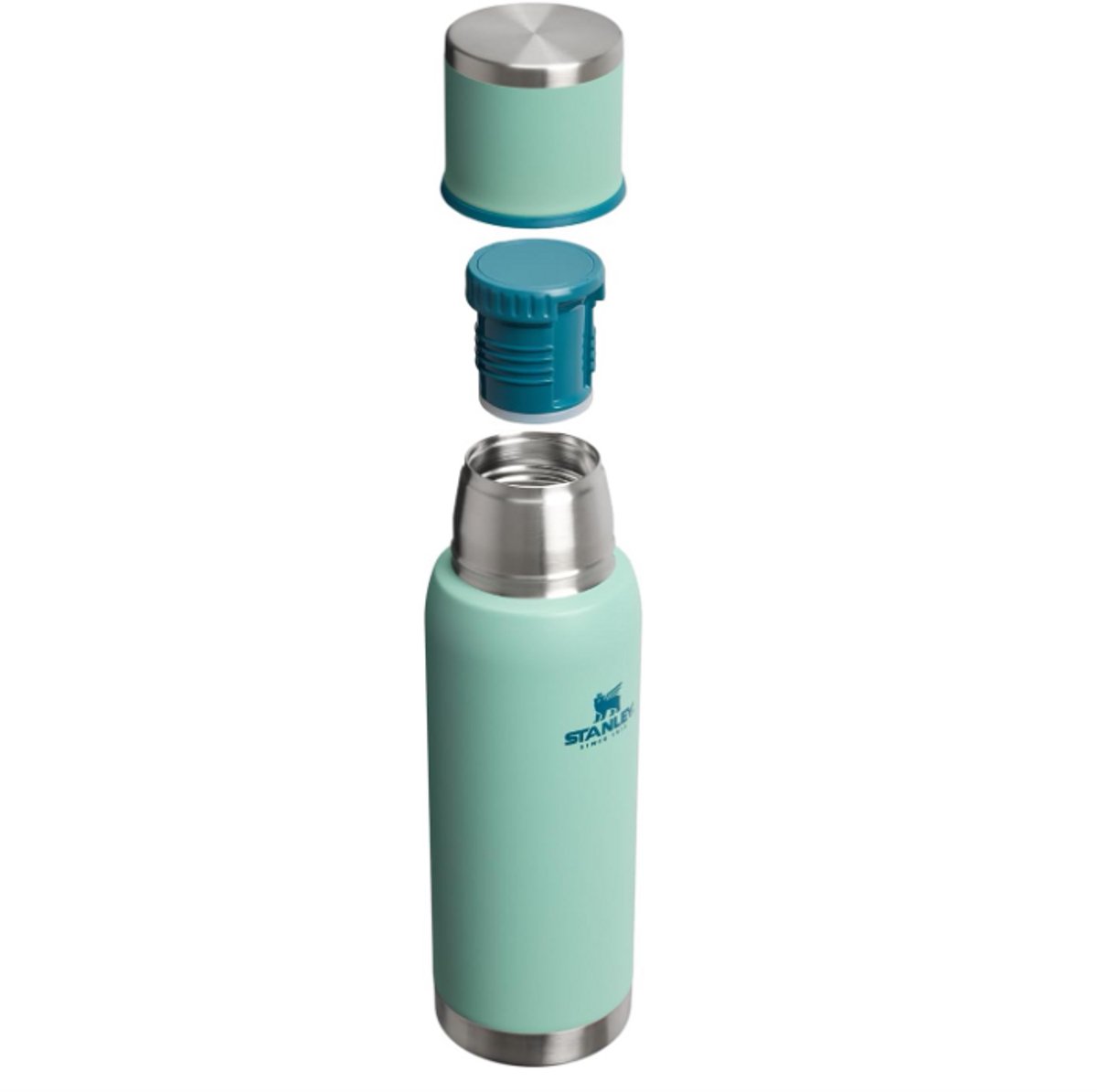 Stanley Adventure To-Go Thermosfles 1.0L (Spring Green) - Lekvrij - Geïsoleerd Deksel - BPA-Vrij - Doorschenkstop Om Gecontroleerd Te Schenken – foto 3