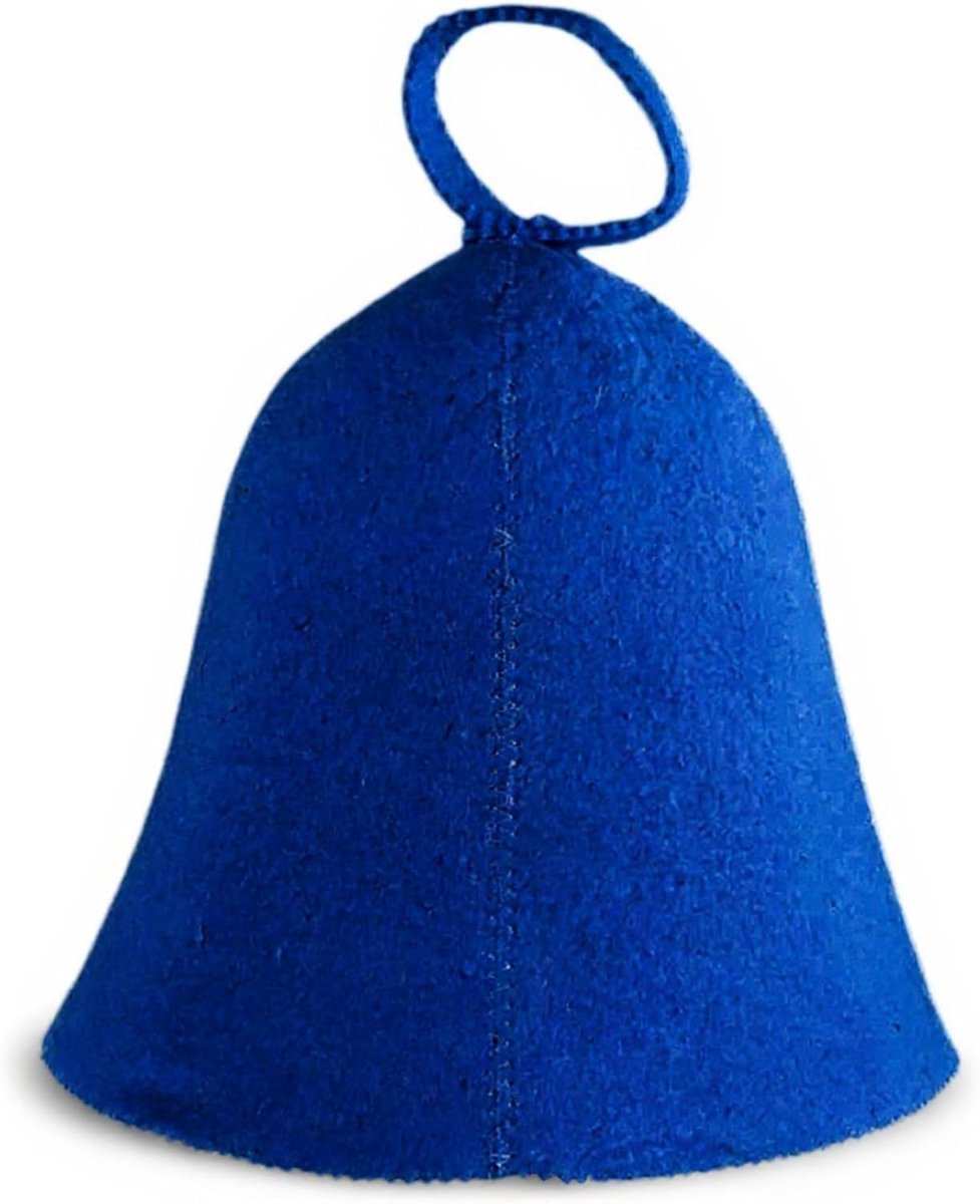 SnelShoppen - Sauna Hoed Wol Vilt - Unisex Hoofdbescherming voor Sauna - Fleece Hoed voor Heren en Dames - Bescherming tegen Warmte en Koude - Sauna A