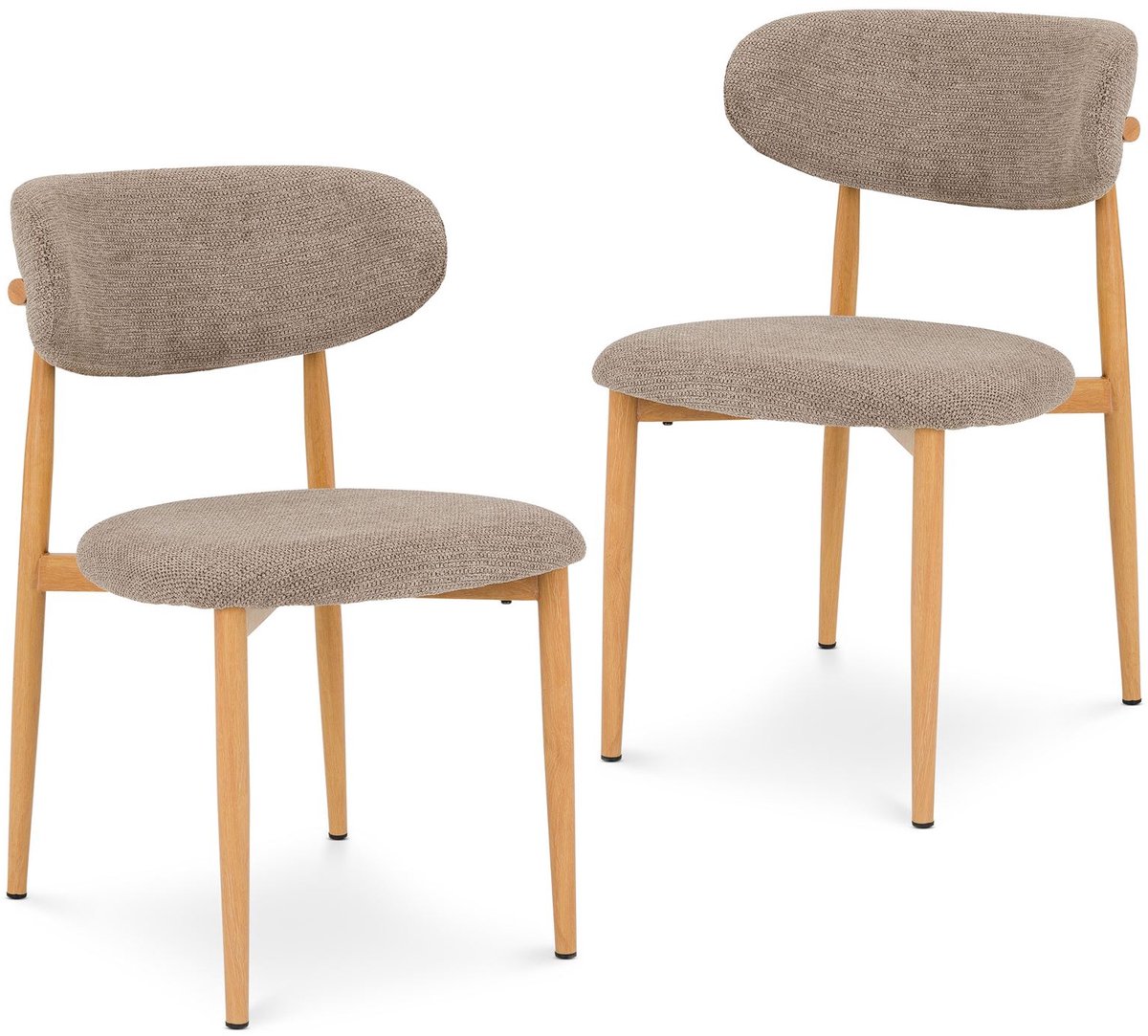 Eetkamerstoelen ARIEL, set van 2 – beige