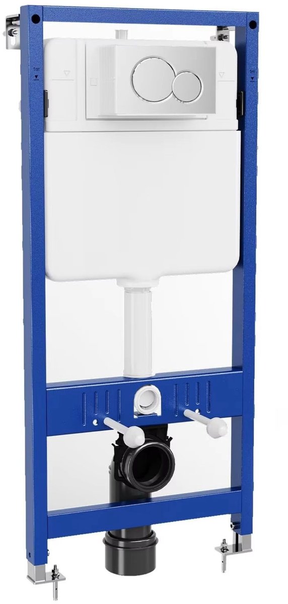 Inbouwreservoir wandtoiletten - Bruin - voor Thuis en Professioneel Gebruik