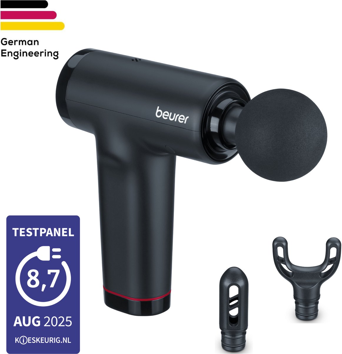 Beurer MG 89 Massage Gun met 10 mm Slagdiepte - Beurer - €49,99