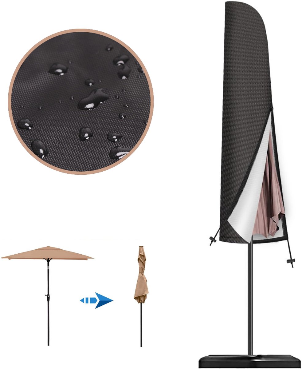 CLGP® Parasolhoes voor Zweefparasol - Parasol hoes Staande Parasol
