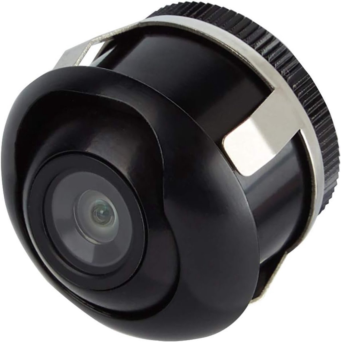 SnelShoppen - Mini Achteruitrijcamera Auto Universeel Rond, HD Beeldkwaliteit, Waterdicht, Eenvoudige Installatie, Geschikt voor Alle Auto's, Compact