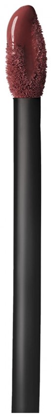 Matte roodbruine lippenstift applicator.