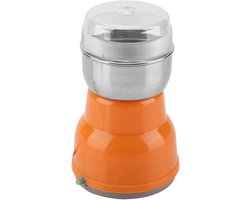 Mini koffiemolen - Elektrische koffiemolen - Koffiemolen - Molen - Compact ontwerp - Draagbaar - Dagelijks gebruik - Geschikt voor thuis en op reis - Gemakkelijk gemalen koffie toevoegen - Snel malen - Oranje