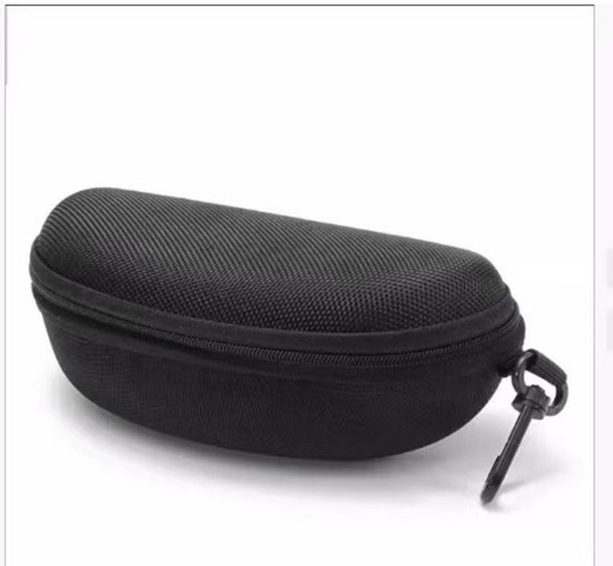 x Zonnebrillenkoker met rits, harde schaal en riemclip