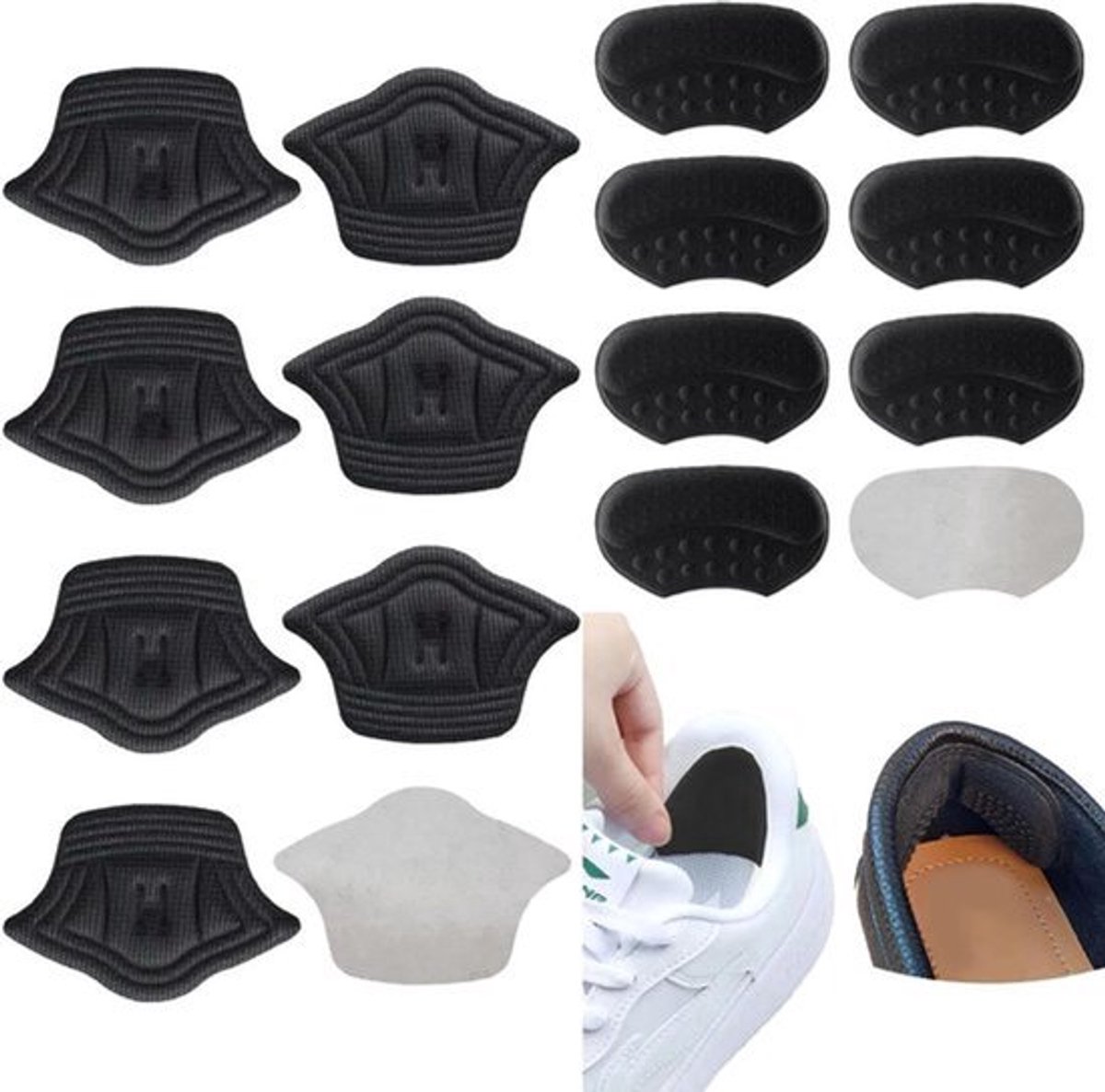 Anti-slip hielkussen dikke voeringen - 8 paar