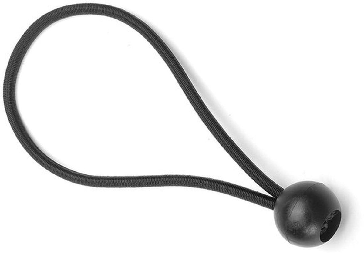 20 stuks Bungeeballen, stropdassen, koorden, elastisch dekzeil, schok-tarp touw, down-koord, bungees voor banners, dekzeilen, pavilions, tenten, bungee-haken, dekzeilhouder, vlag Polen