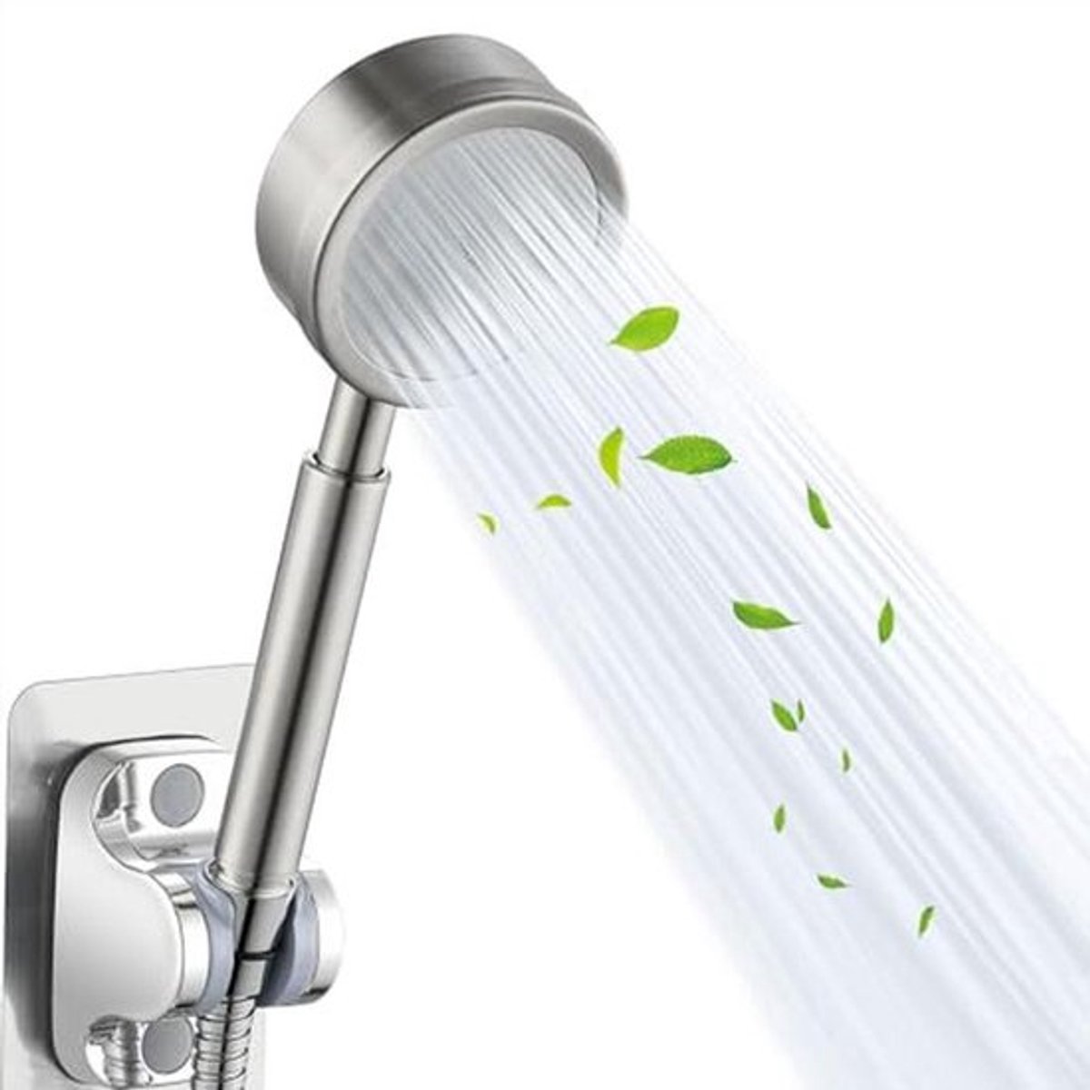 Handdouche met hoge druk - eenvoudige vernikkelde handdouche