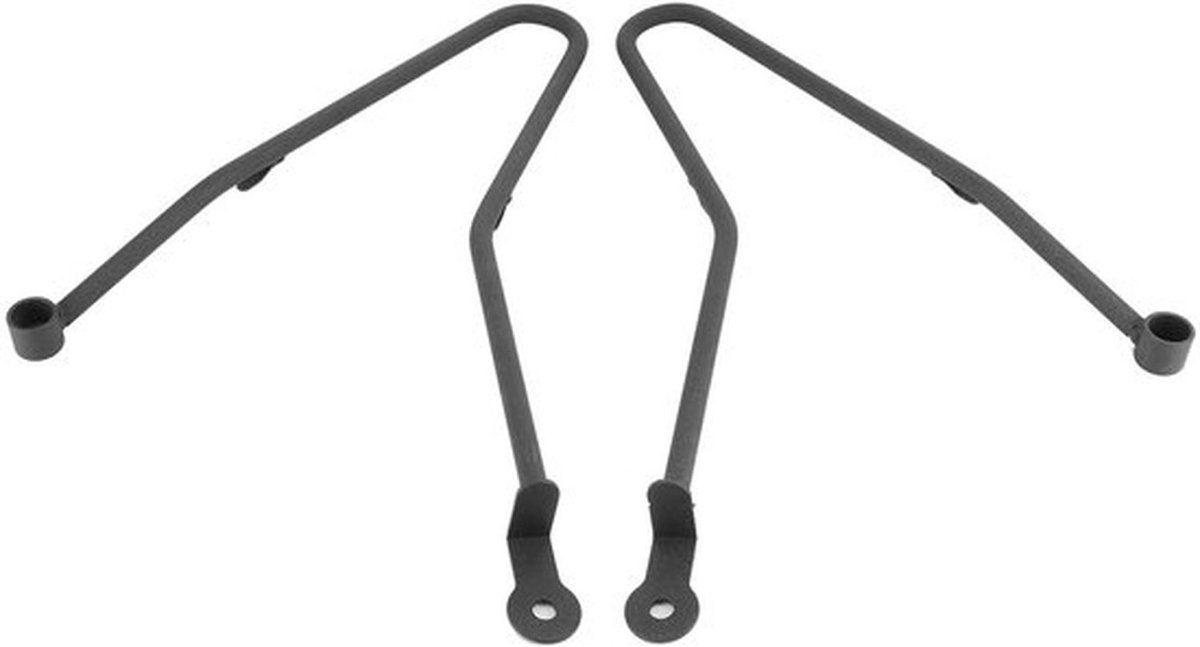 Zadeltassteunbeugels, Bagagerek, Zadeltassteunbeugels Montagebeschermbeugel Geschikt voor Bonneville T100/Thruxton 900Silver (B (zwart))