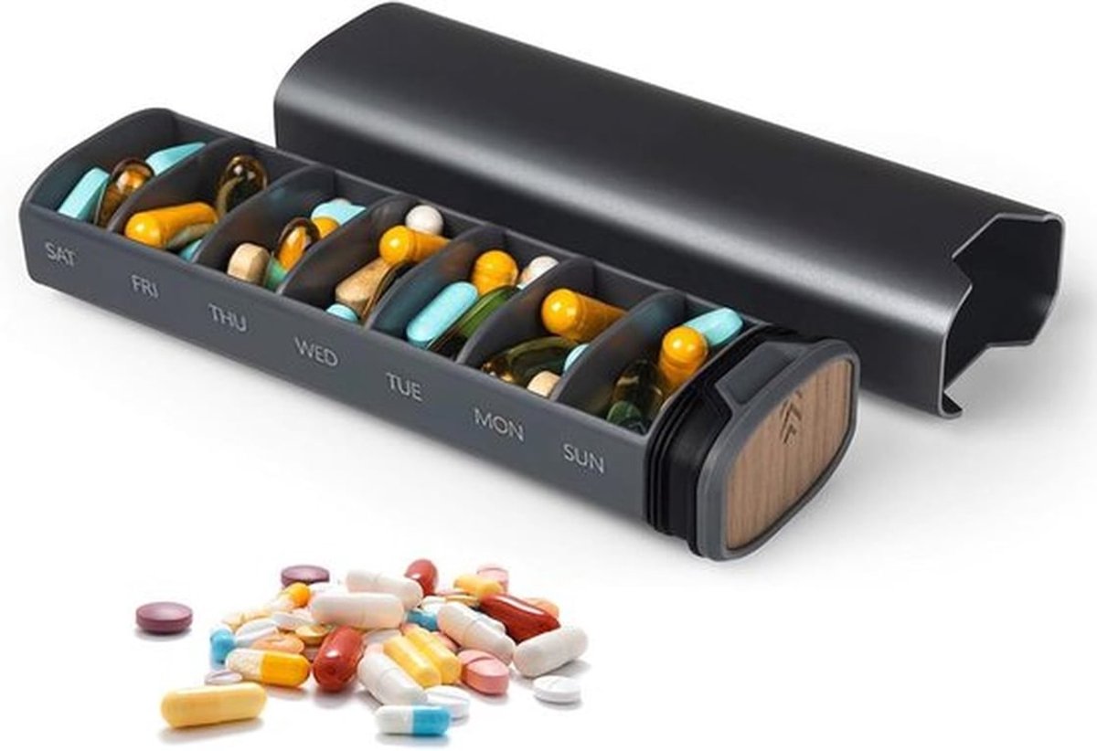 7-daagse pillendoos - Handige pillen-organizer voor vitamines, supplementen en medicijnen