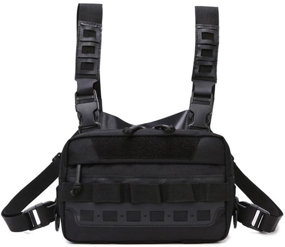 Borstas, Verstelbare Sport Borstas, Multi-Pocket voor Jagen, Vissen, Hiken, Reizen