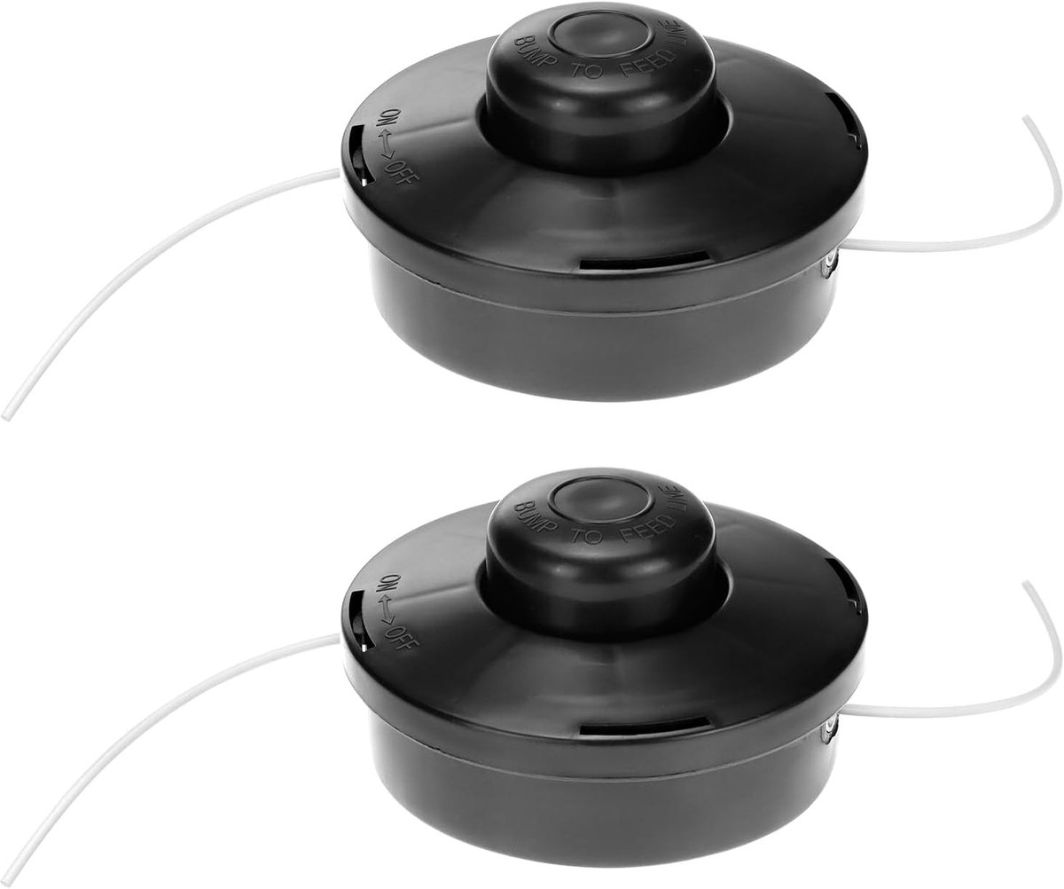 SnelShoppen - 2 Stuks Draadkoppen voor Bosmaaiers M10x1.25 - Draadspoelen voor Grastrimmer - Maaikoppen voor M10 Bosmaaiers - Tuinaccessoires voor Eff