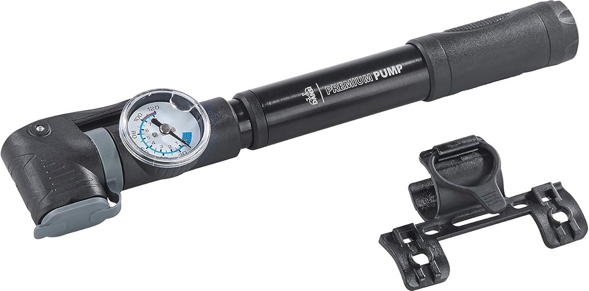 SnelShoppen - Mini Fietspomp Handpomp Voor Banden - Compact en Lichtgewicht - Ideaal Voor Fiets, Mountainbike, Racefiets - Inclusief Ventieladapter -