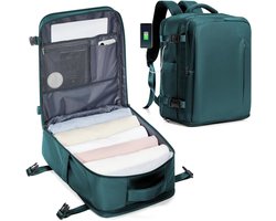 SnelShoppen - SZLX Vacuum Rugzak Dames - Waterdichte Carry-on Bagage met Vacuüm Systeem - Ideaal voor Reizen, Ryanair Cabin Grootte, met Pomp - Ruimte