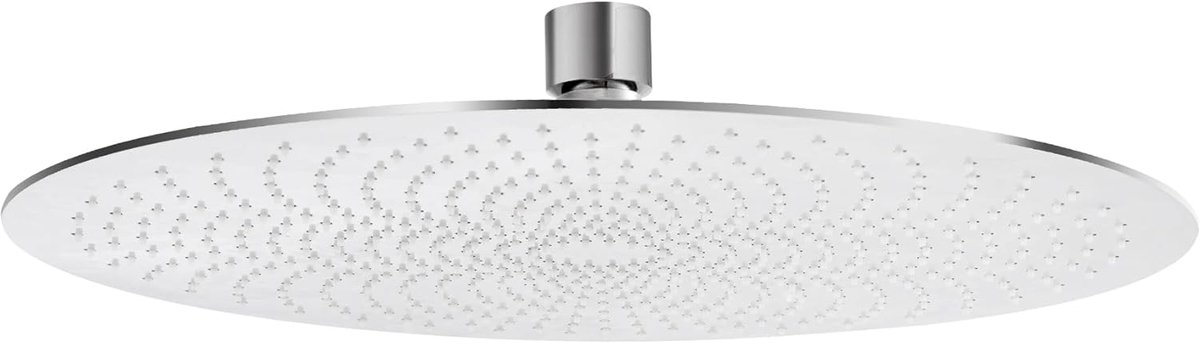 SnelShoppen - Regendouchekop 10 Inch, Waterbesparend, 600 Zelfreinigende Nozzles, Rain Shower, 304 RVS, 8K Spiegel Chroom, Luxe Douchekop voor Badkame